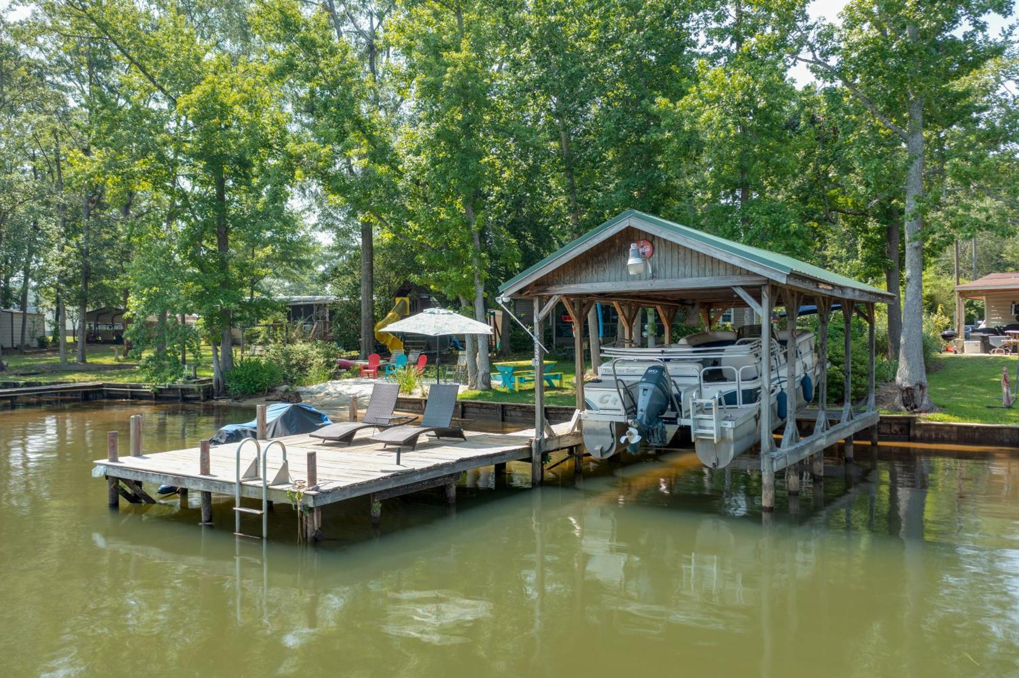Lake Sinclair Crooked Creek Cottage With Fire Pit! Eatonton Eksteriør billede