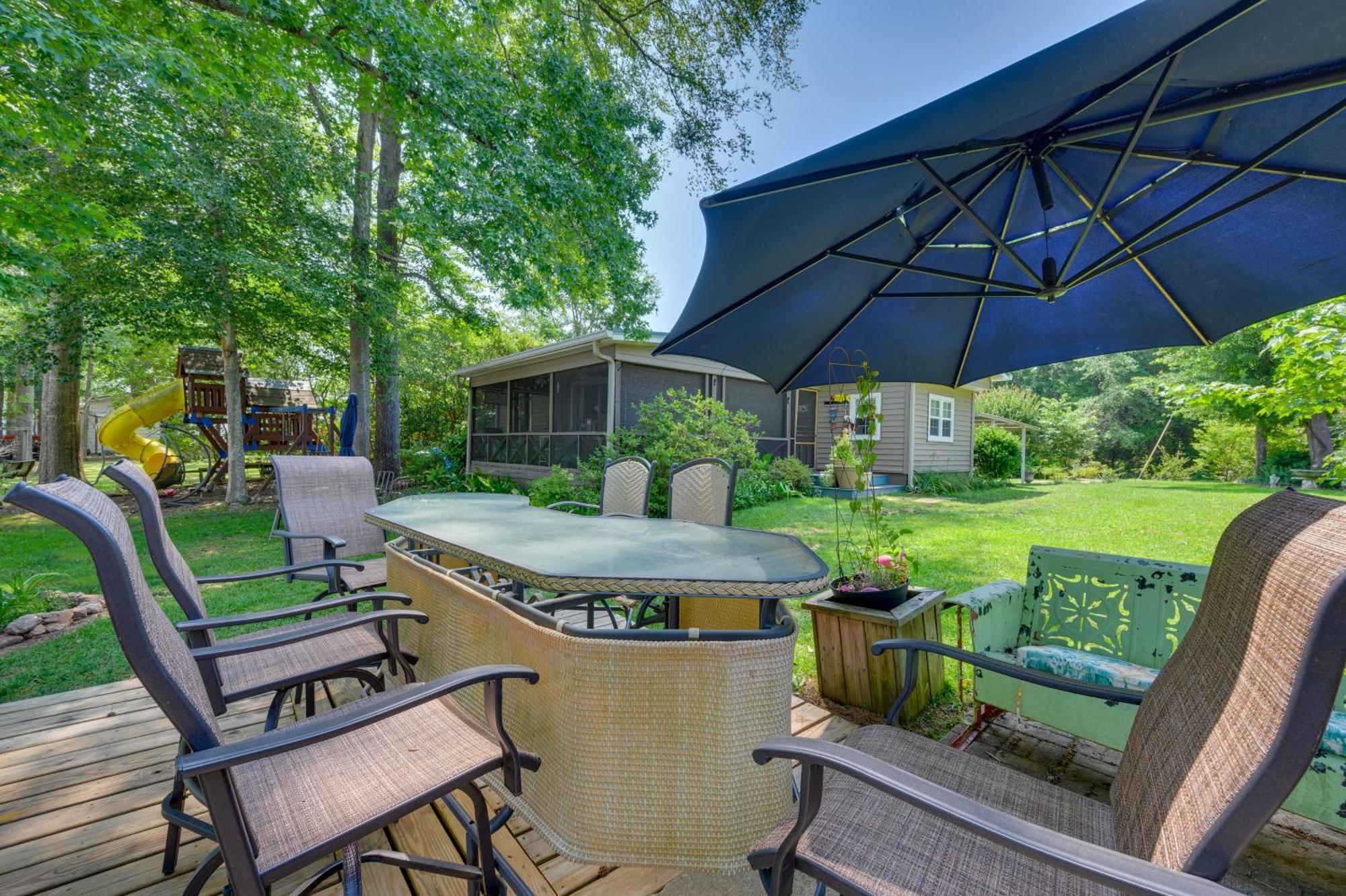 Lake Sinclair Crooked Creek Cottage With Fire Pit! Eatonton Eksteriør billede