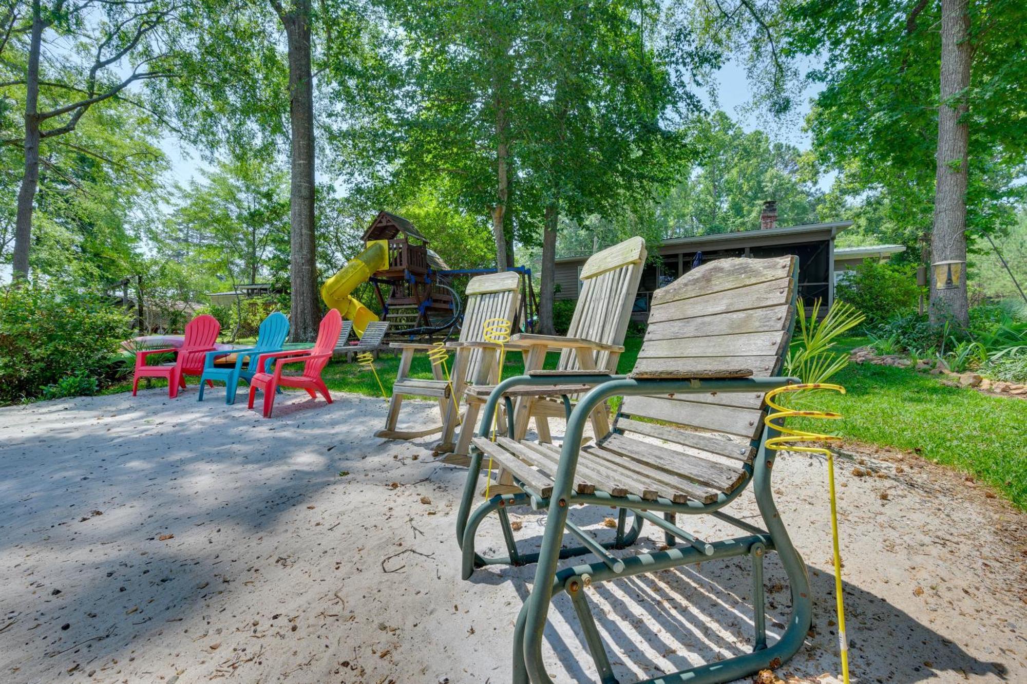Lake Sinclair Crooked Creek Cottage With Fire Pit! Eatonton Eksteriør billede